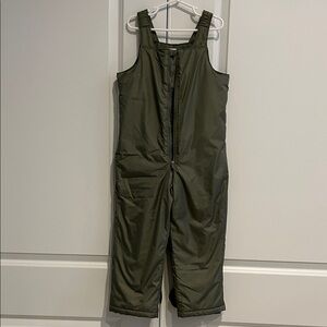 Old Navy Kids Green Puffer Overalls
